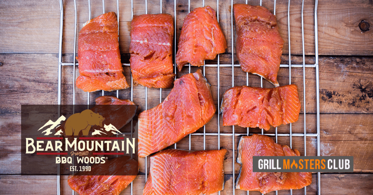 Bear Mountain BBQ Wood Pellets  Maple and Brown Sugar Smoked Salmon