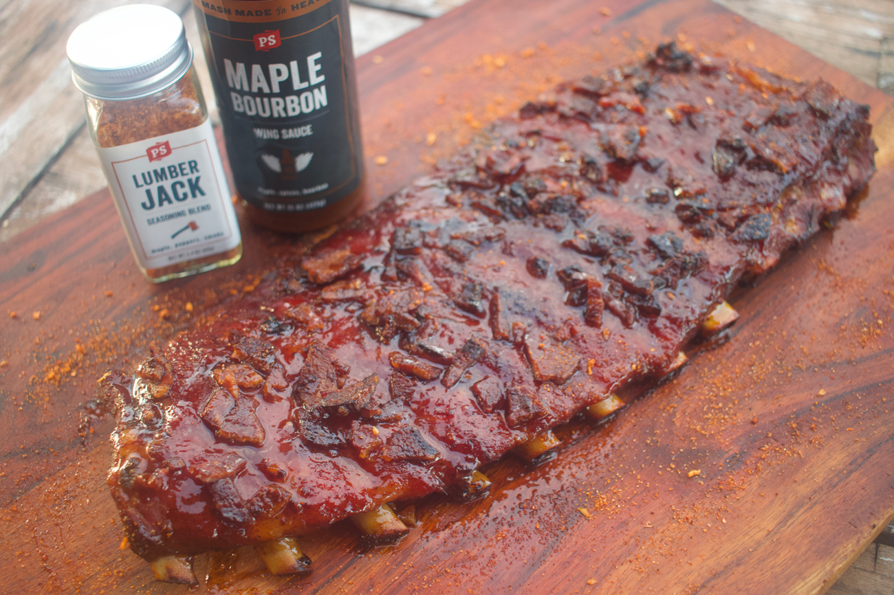 Maple Bourbon Bacon Ribs Recipe