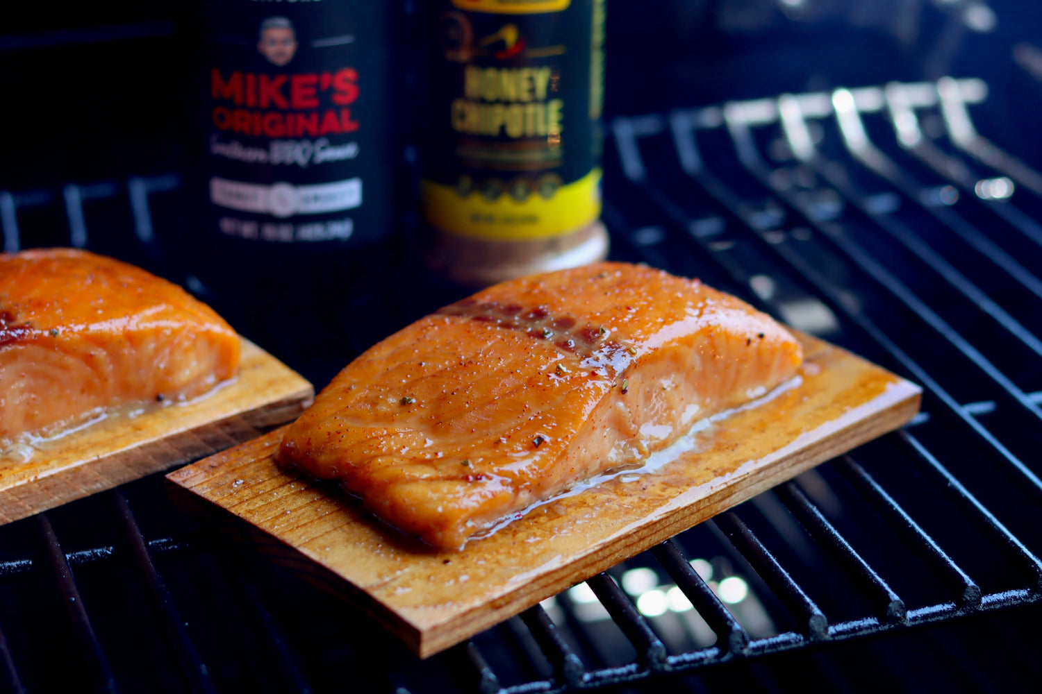 Bourbon BBQ Cedar Plank Salmon Recipe