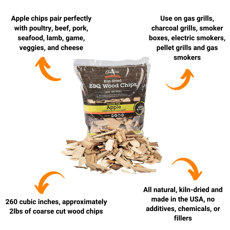 Wood Chip 4-Pack: Apple, Hickory, Bourbon & Pecan