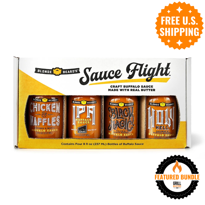 Blonde Beard's Buffalo Sauce Flight 4-Pack (4 x 8oz)