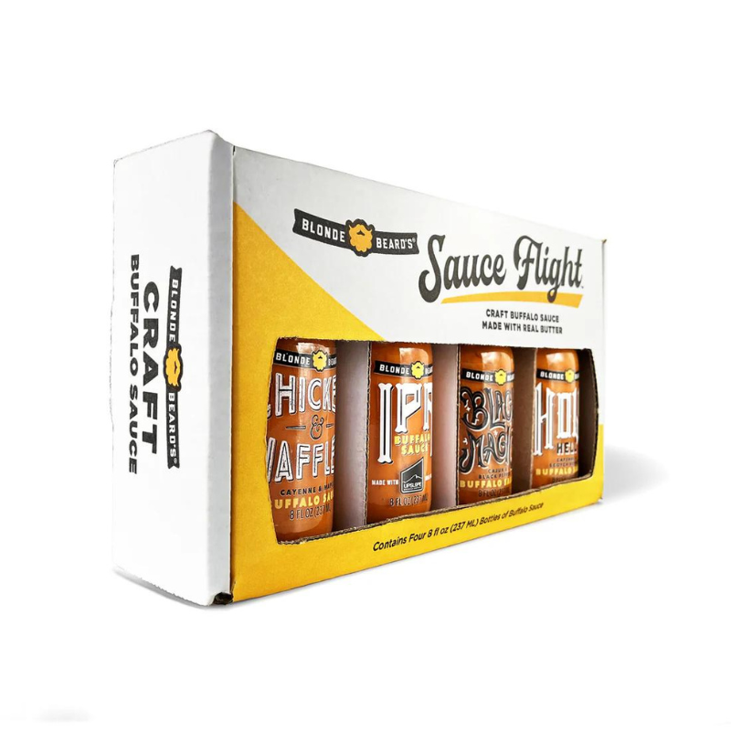 Blonde Beard's Buffalo Sauce Flight 4-Pack (4 x 8oz)