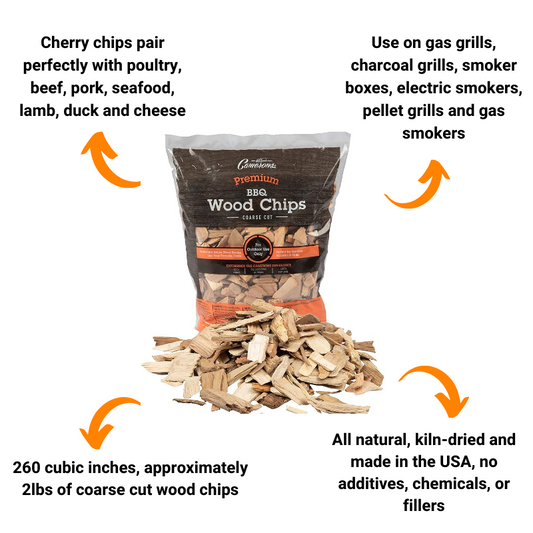 Cherry Wood Smoking Chips by Camerons (2lb)