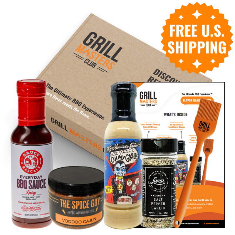 "Flavor Game Strong" BBQ Box for the Ultimate Grill Master