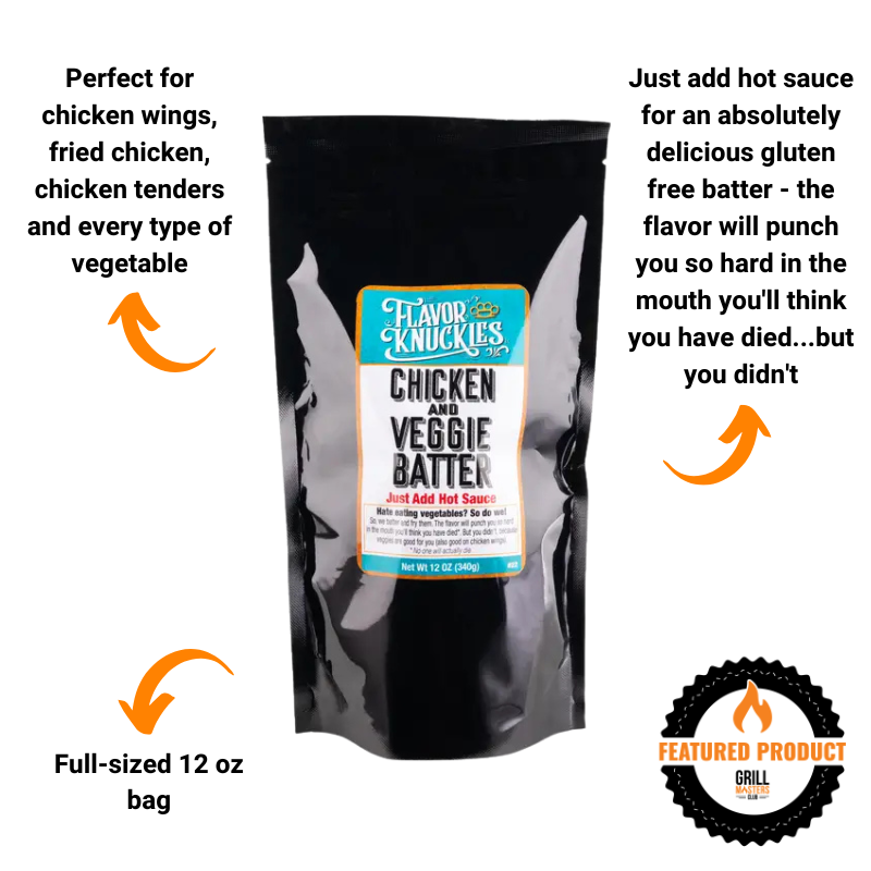 Flavor Knuckles Chicken and Veggie Batter - Gluten Free (12 oz)