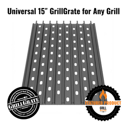 GrillGrate Flavor Zone - Universal 15″ GrillGrate for Any Grill