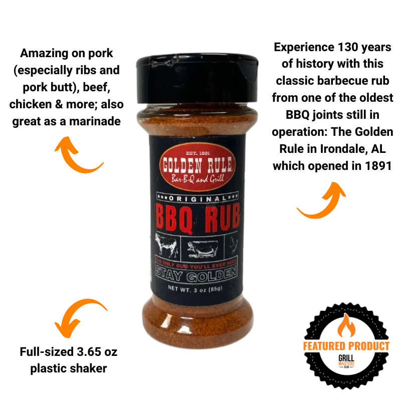 Golden Rule Original BBQ Rub (3.65 oz)