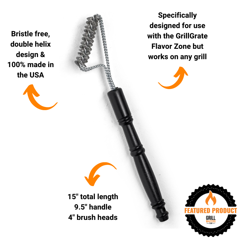 Stainless Steel Grate Valley Grill Brush by GrillGrate