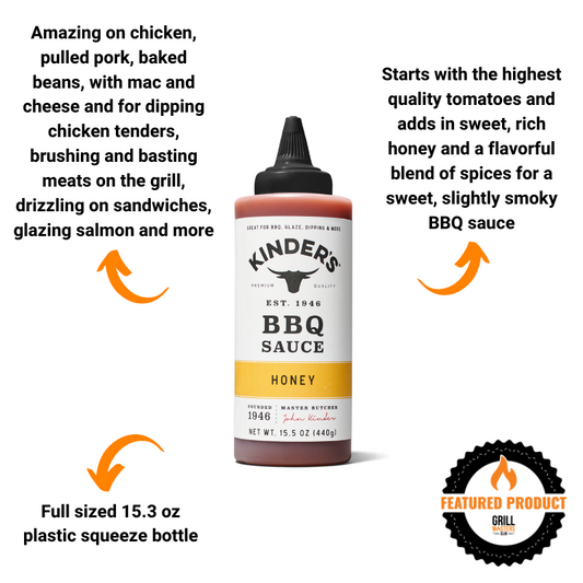 Kinder's Honey BBQ Sauce (15.3 oz)