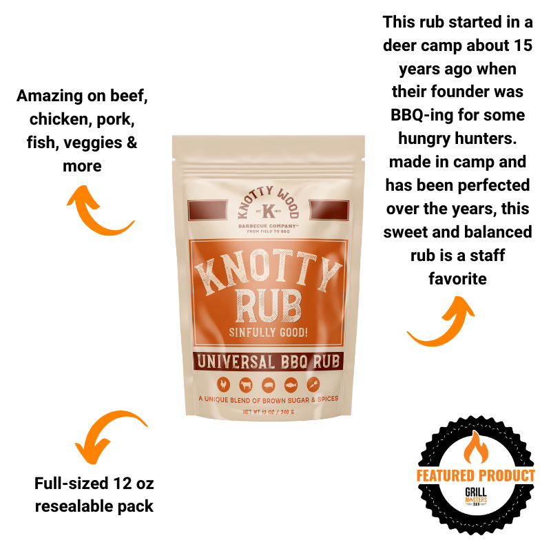 Knotty Rub by Knotty Wood Barbecue Company (12 oz)