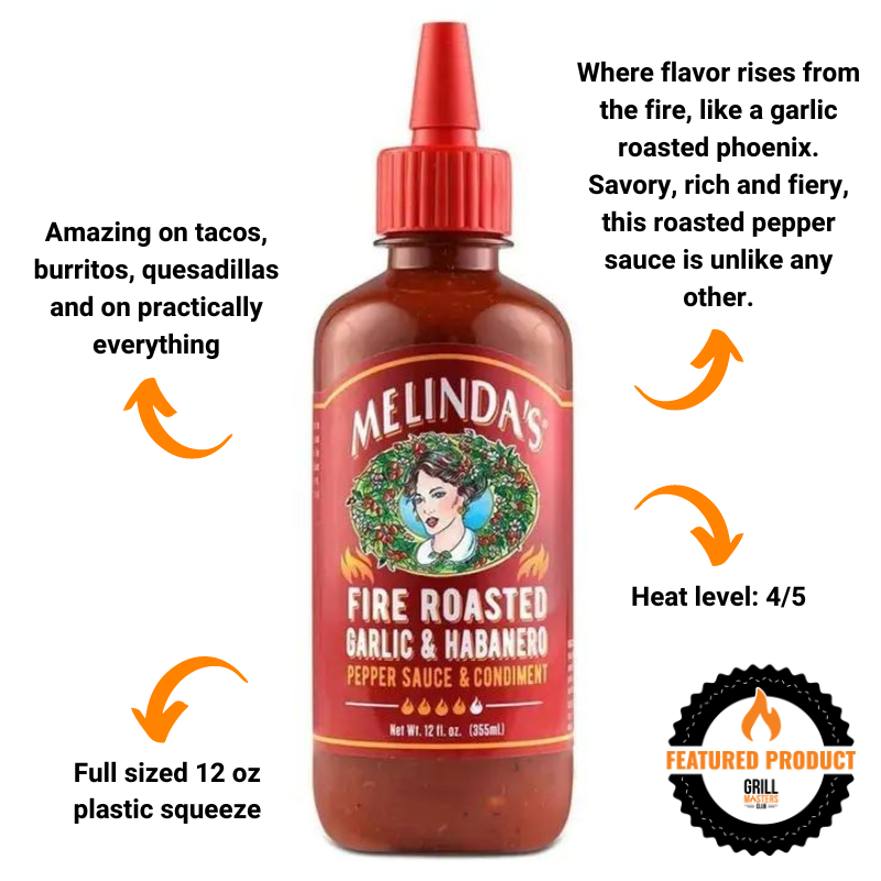 Melinda's Hot Sauce 3-Pack: Ghost Pepper + Fire Roasted Garlic & Habanero + Thai Sweet Chili