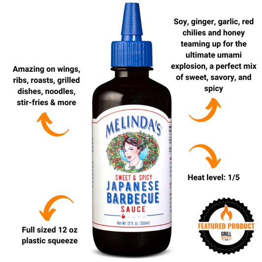 Melinda's Sweet & Spicy Japanese Barbecue Sauce (12 oz)