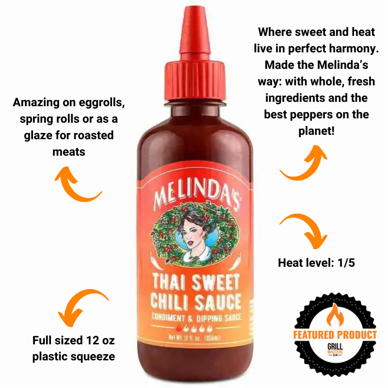 Melinda's Hot Sauce 3-Pack: Ghost Pepper + Fire Roasted Garlic & Habanero + Thai Sweet Chili