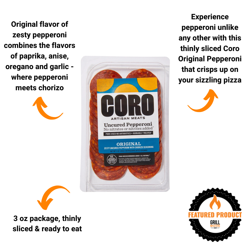 Original Sliced Pepperoni by Coro Artisan Meats (3 oz)