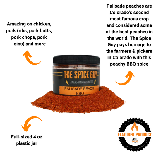 Palisade Peach BBQ Rub by The Spice Guy (4 oz)