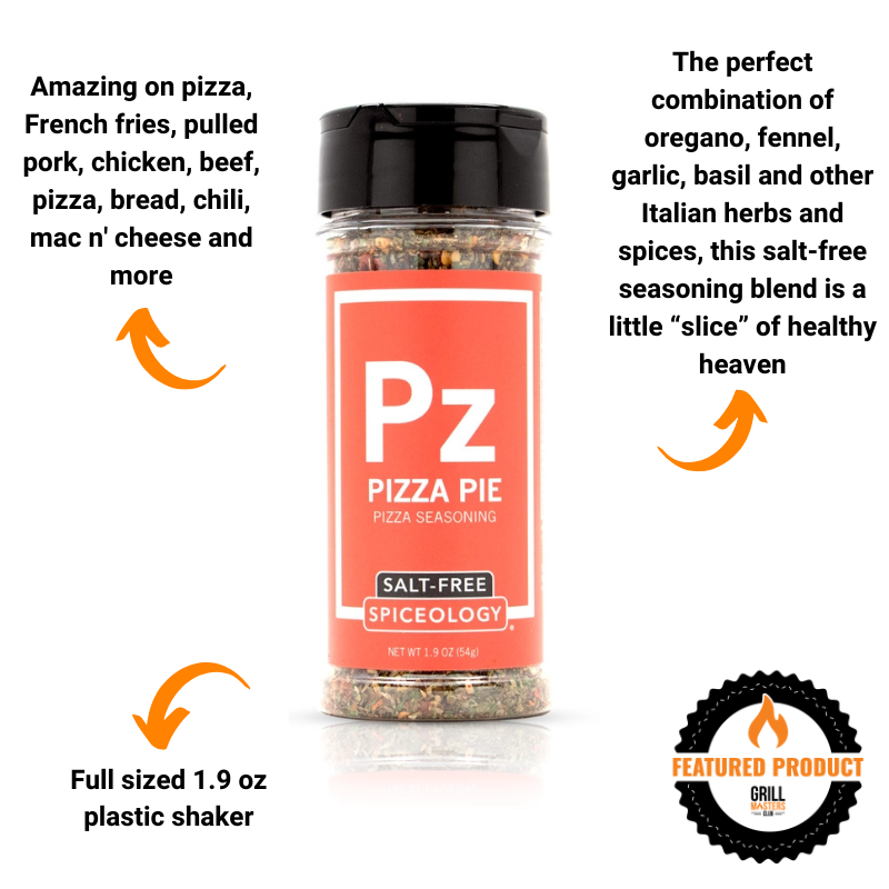 Salt-Free Pizza Pie Seasoning by Spiceology (1.9 oz) | Grill Masters Club