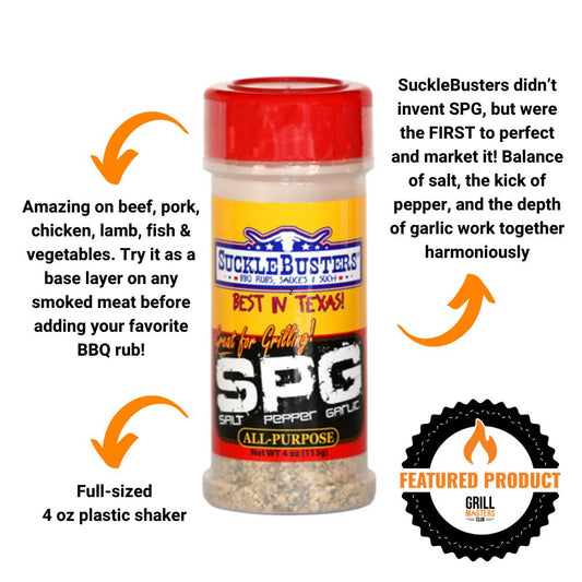 SuckleBusters SPG All-Purpose Rub (4 oz plastic shaker)