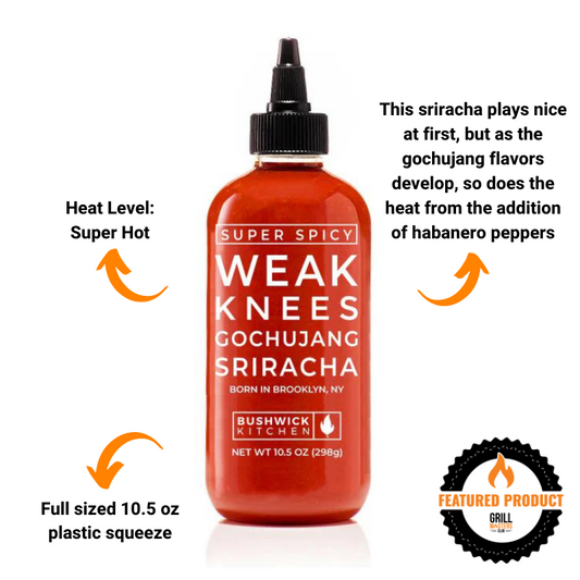 Super Spicy Weak Knees Gochujang Sriracha by Bushwick Kitchen (10.5 oz)