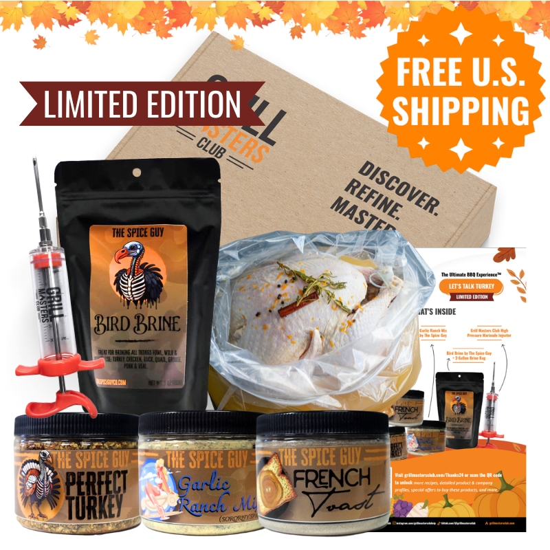 Limited Edition "Let's Talk Turkey" Thanksgiving Box for the Ultimate Grill Master