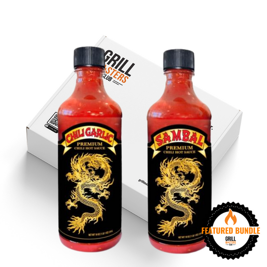 Underwood Ranches Premium Hot Sauce 2-Pack: Chili Garlic & Sambal