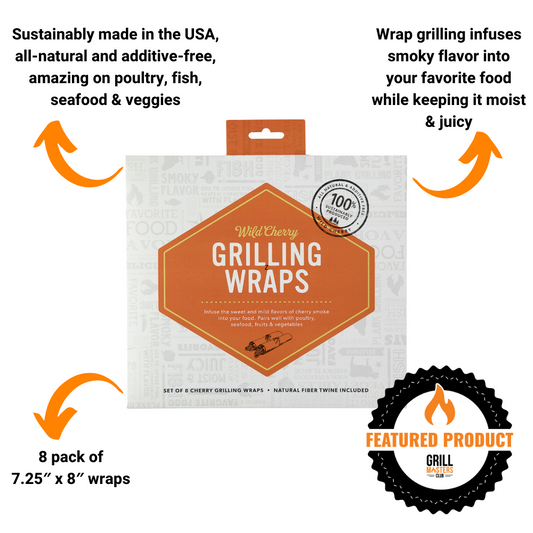 Wild Cherry Grilling Wraps (8-Pack)