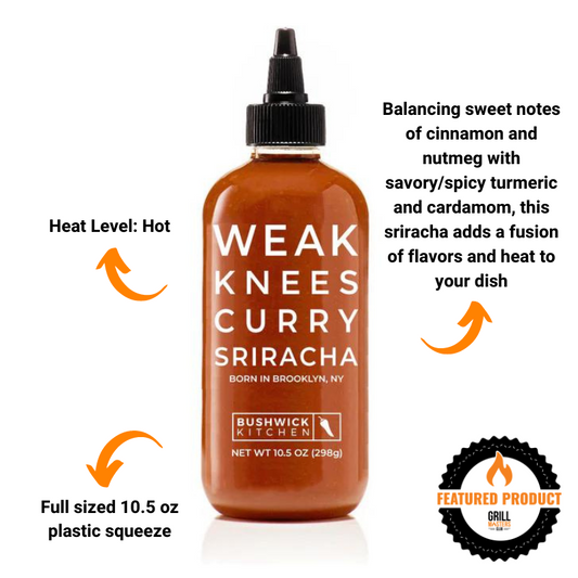 Weak Knees Curry Sriracha by Bushwick Kitchen (10.5 oz)