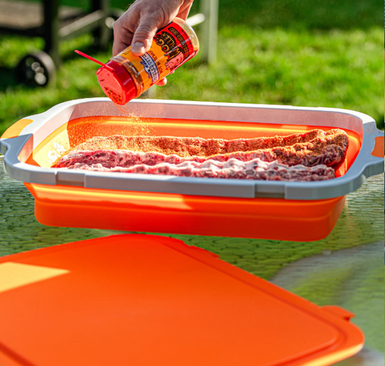 XL BBQ Prep Tub by Drip EZ - Classic Orange | Grill Masters Club