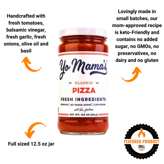 Yo Mama's Classic Pizza Sauce (12.5 oz)