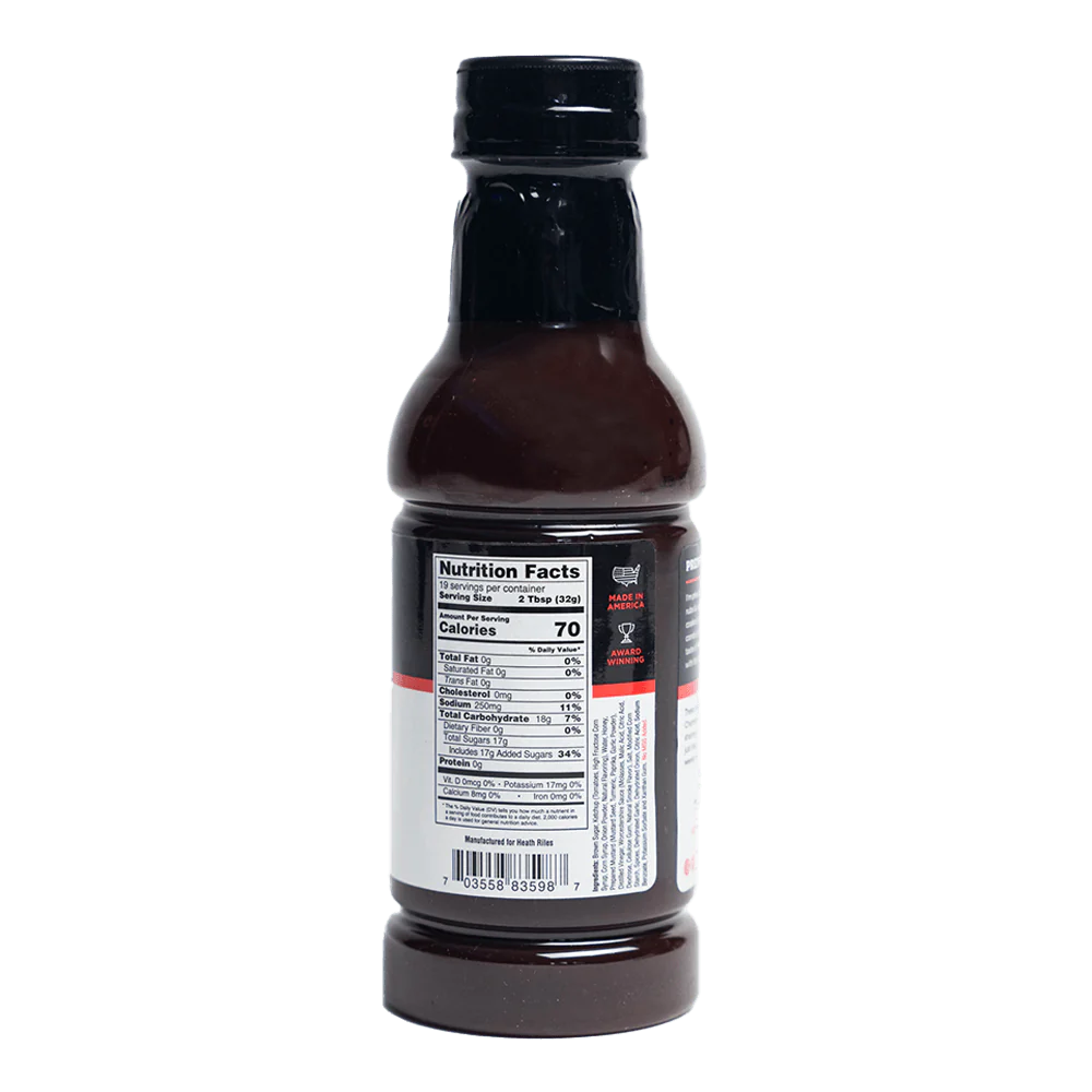 Heath Riles Sweet BBQ Sauce (16 oz)