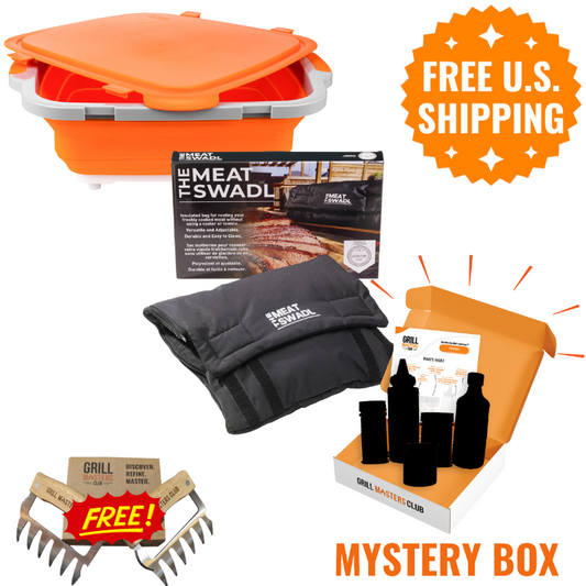 Competition BBQ Bundle: V2 BBQ Prep Tub, Meat Swadl & Mystery Box w/ FREE Meat Claws