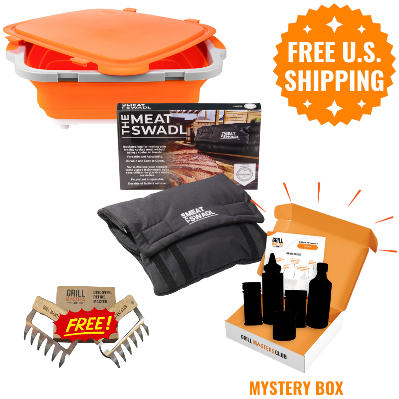 Competition BBQ Bundle: V2 BBQ Prep Tub, Meat Swadl & Mystery Box w/ FREE Meat Claws