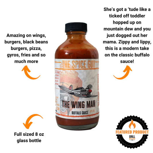 The Wing Man Buffalo Sauce by The Spice Guy (8 oz)