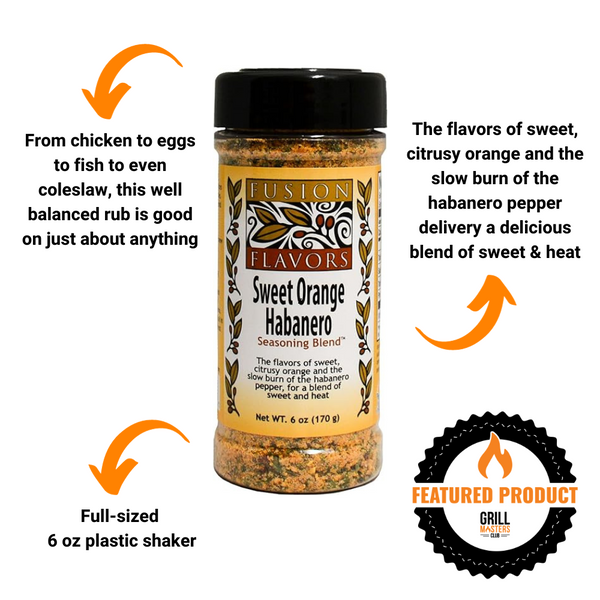 Fusion Flavors Sweet Orange Habanero - 6 oz