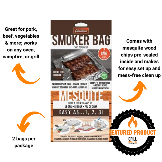 Mesquite Smoker Bags by Camerons - 11x12" (2 Pack)