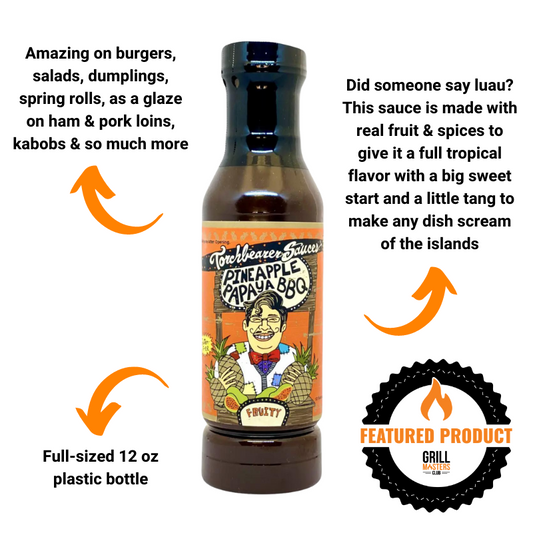 Pineapple Papaya BBQ Sauce by Torchbearer Sauces (12 oz)